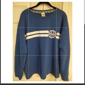 Blue size large PINK sweatshirt